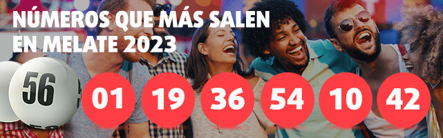 Números que más salen en Melate 2023